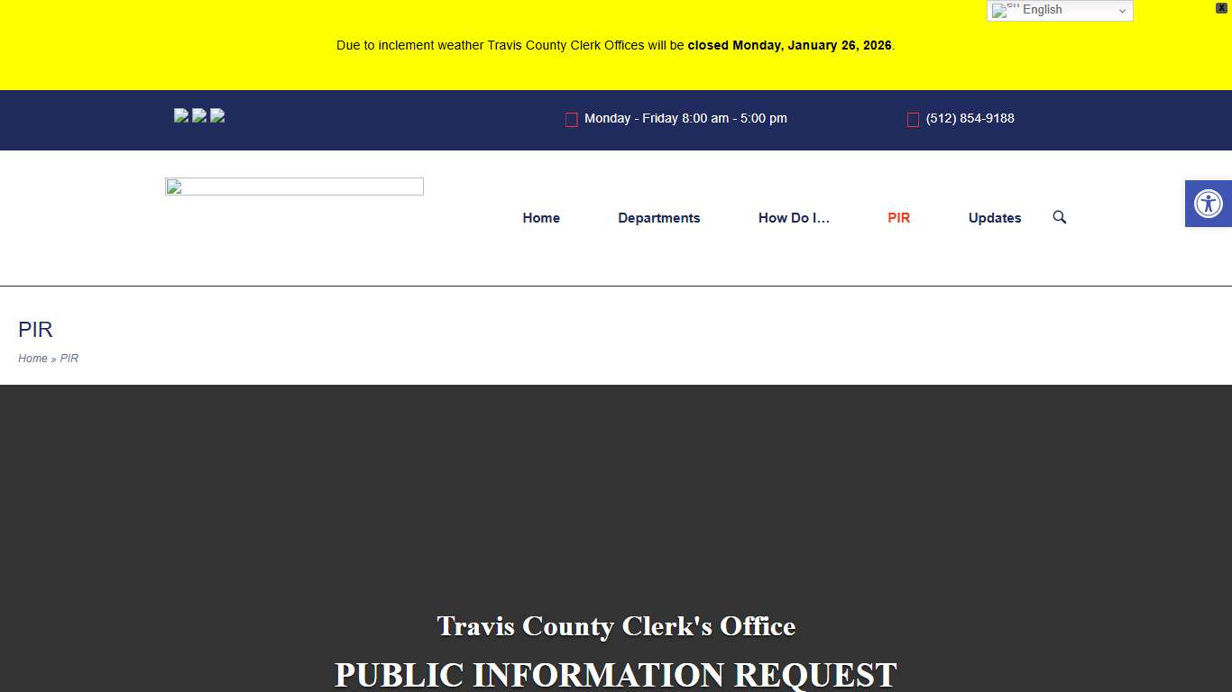 PIR - Travis County Clerk